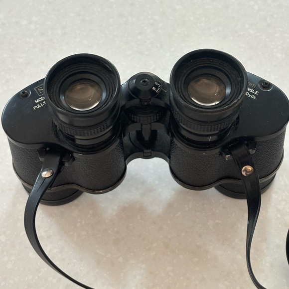 7x35 Extra Wide Angle, Amber Coated Binoculars with Case- Sears 2527 - Picture 3 of 11